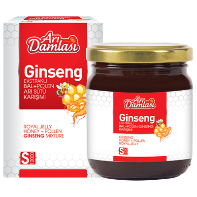 Ginseng Ekstrakt & Bal & Polen & Arı Sütü Karışımı 230 gr