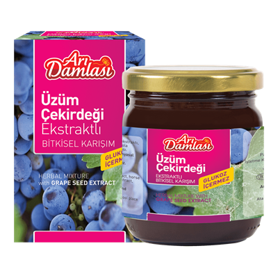 Üzüm Çekirdeği Ekstraktlı Bitkisel Karışım 230 g