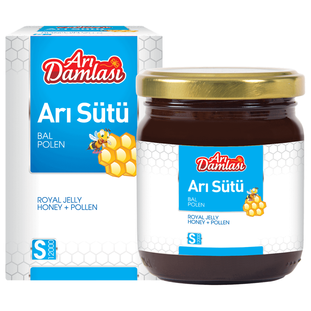 Arı Sütü & Bal & Polen Karışımı 12000 – 230g