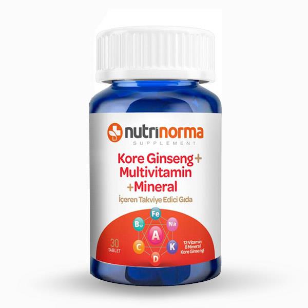 KORE GİNSENG & MULTİVİTAMİN VE MİNERAL İÇEREN TAKVİYE EDİCİ GIDA