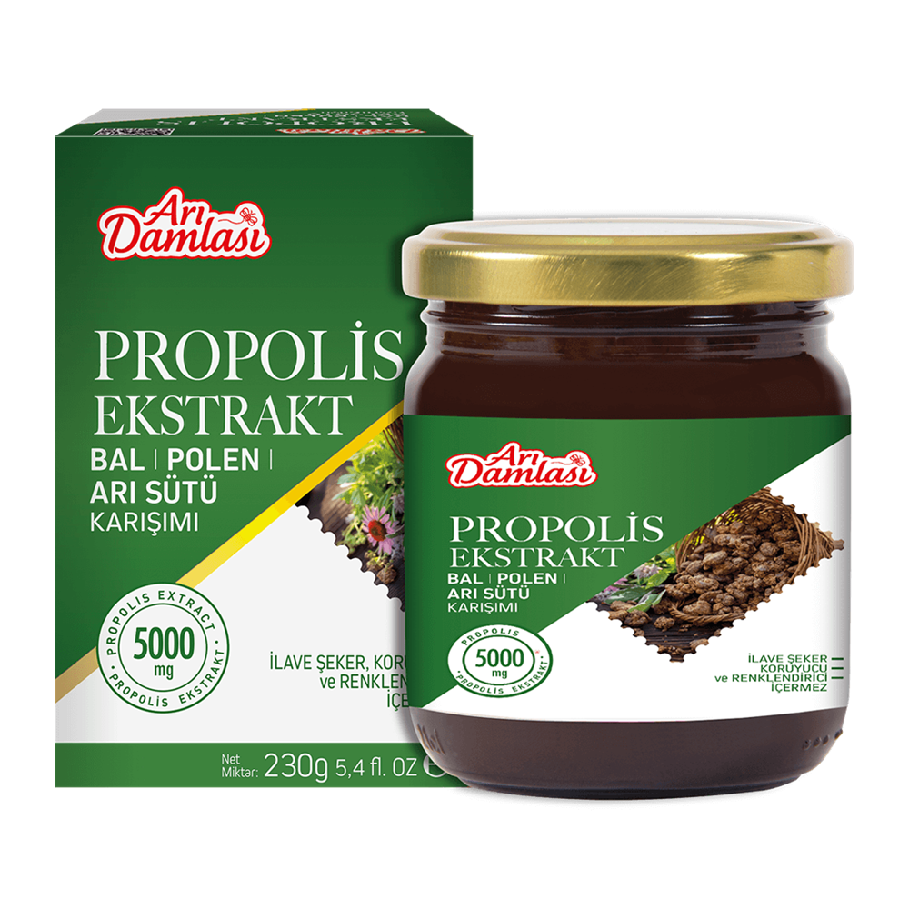 Propolis Ekstrakt & Bal & Polen & Arı Sütü Karışımı 230 g