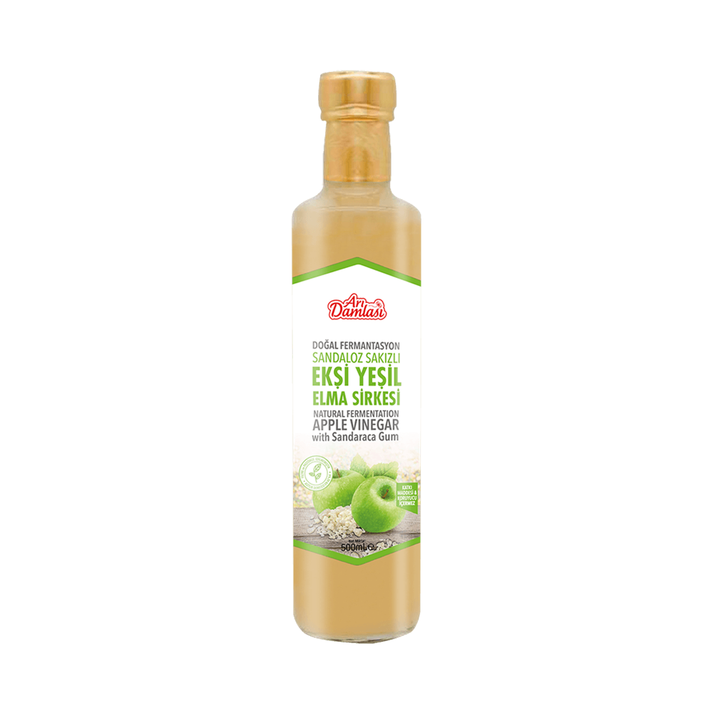 Sandaloz Sakızlı Ekşi Yeşil Elma Sirkesi 500 mL