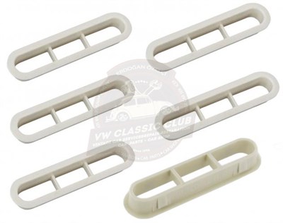 Jopex İç Havalandırma Izgara Bakaliti Takım Beyaz 6 lı