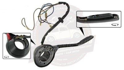 Paruzzi Sinyal Kolu Kablolu Siyah