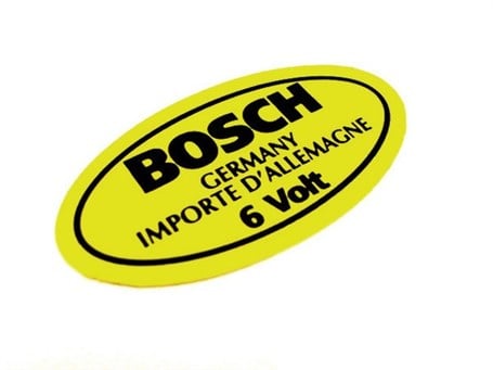 6 Volt Sticker 