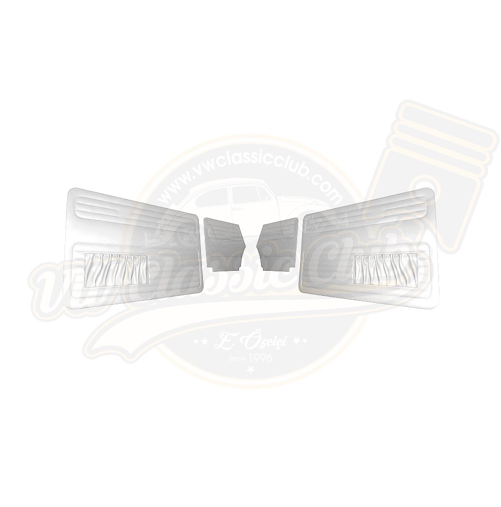 Cabrio Kapı Döşemesi Çift Cepli Takım Beyaz (1300-1302-1303)