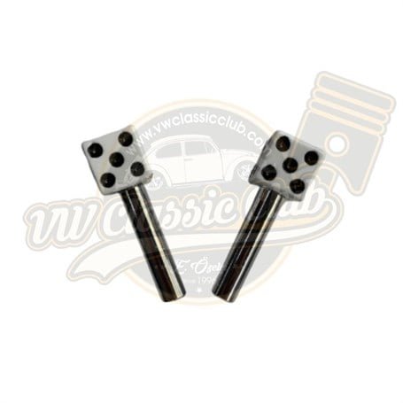 Kapı Açma Butonu Takım Beyaz Zar (1300-1302-1303-T2-Karmann-Variant)