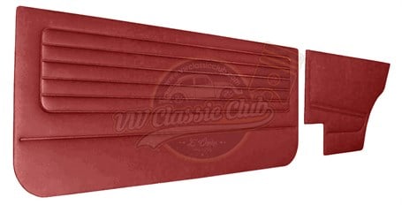 Kapı Döşemesi Takım Coupe Bordo (4 Parça) (1975-1983)