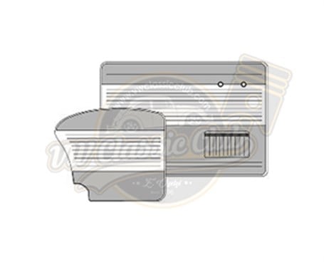 Kapı Döşemesi Takım Gri/Fildişi (1100-1200)