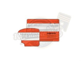 Kapı Döşemesi Takım Kırmızı/Fildişi (TAKIM) (1100-1200))