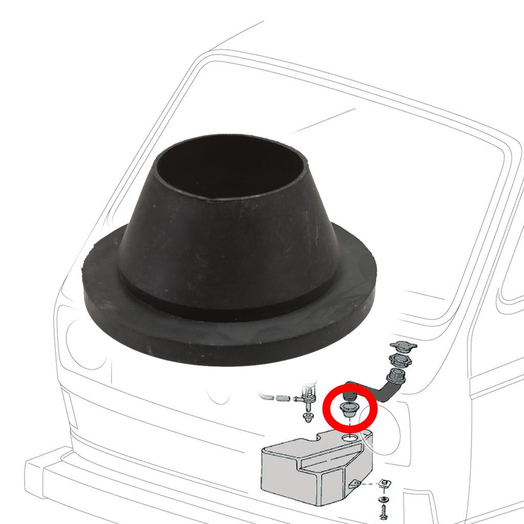 Benzin Depo Lastiği T3 251955489 8198650100 - VW Classic Club | Vosvos Kaplumbağa Yedek Parça