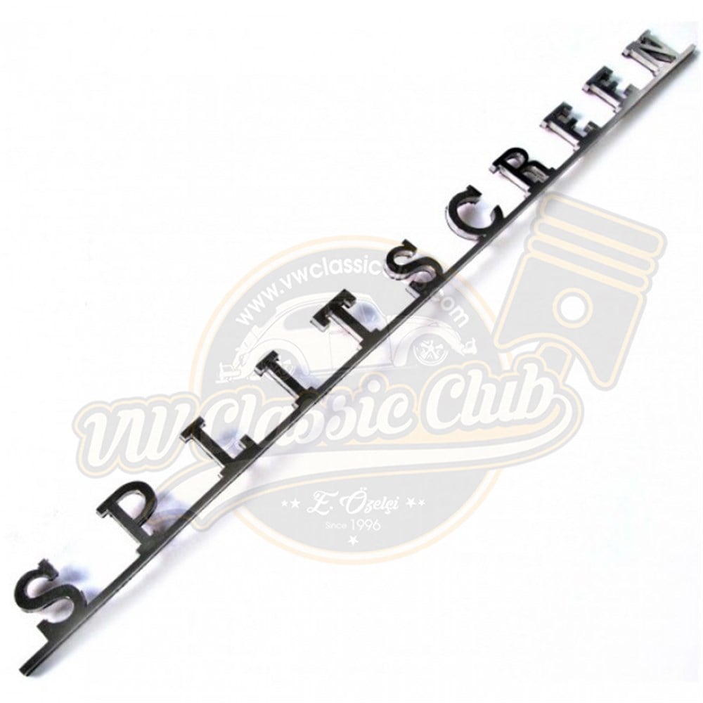 Splitscreen Yazı Krom Logo Amblem