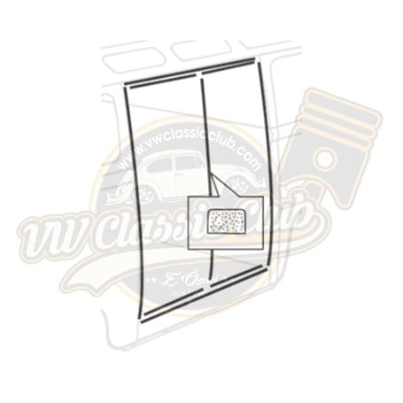 Sürgülü Orta Kapı Toz Lastiği (Takım) (T1)