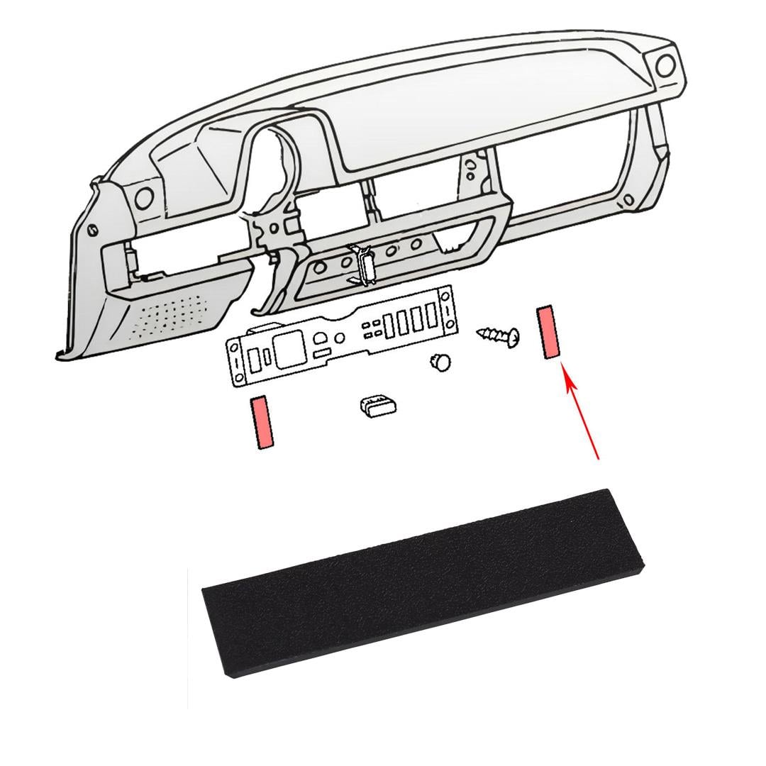 Torpido Göğüs Ön Panel Yan Kapağı (1303)