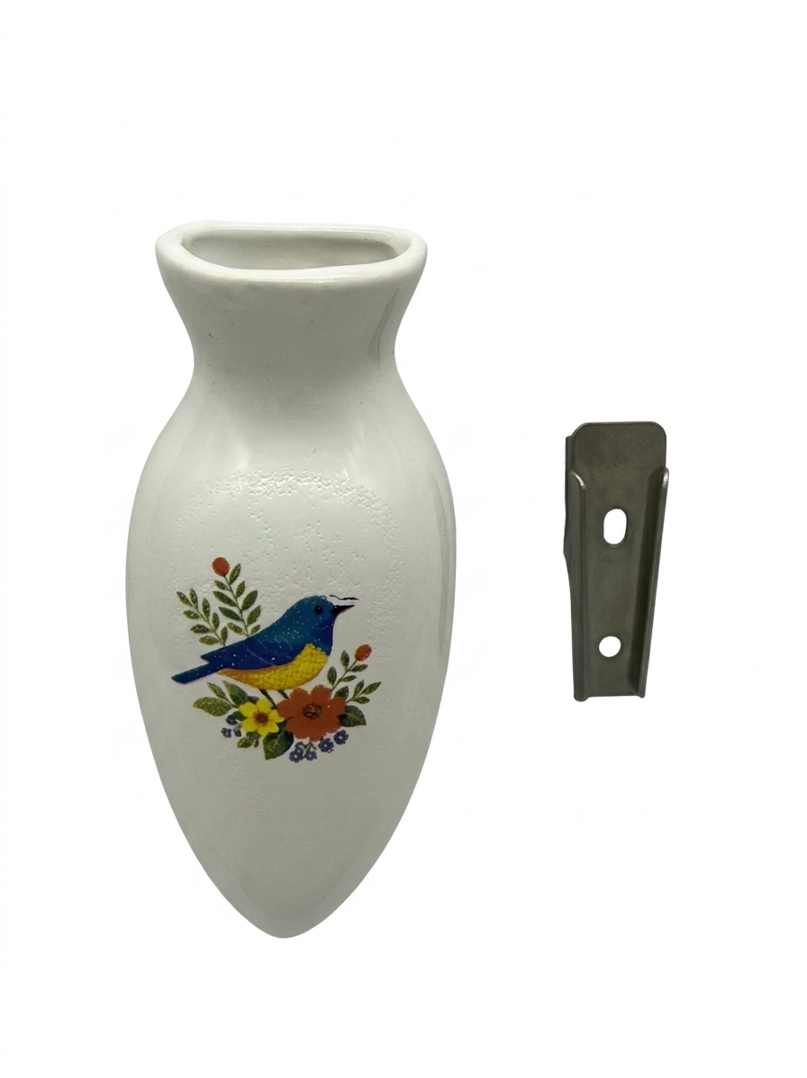 Vazo Çiçek Desenli Seramik (1100-1200-1300-1302-1303-T1-T2-Karmann-Varyant)