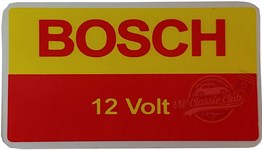 Bosch 12 Volt Sticker