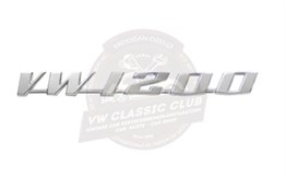 Vw Classic Club Vw 1200 Yazı Plastik (1200)