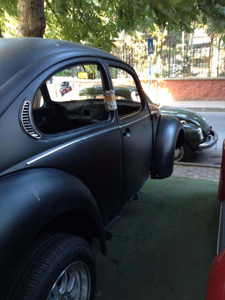 Volkswagen 1303 bug beetle classic mat siyah restorasyon