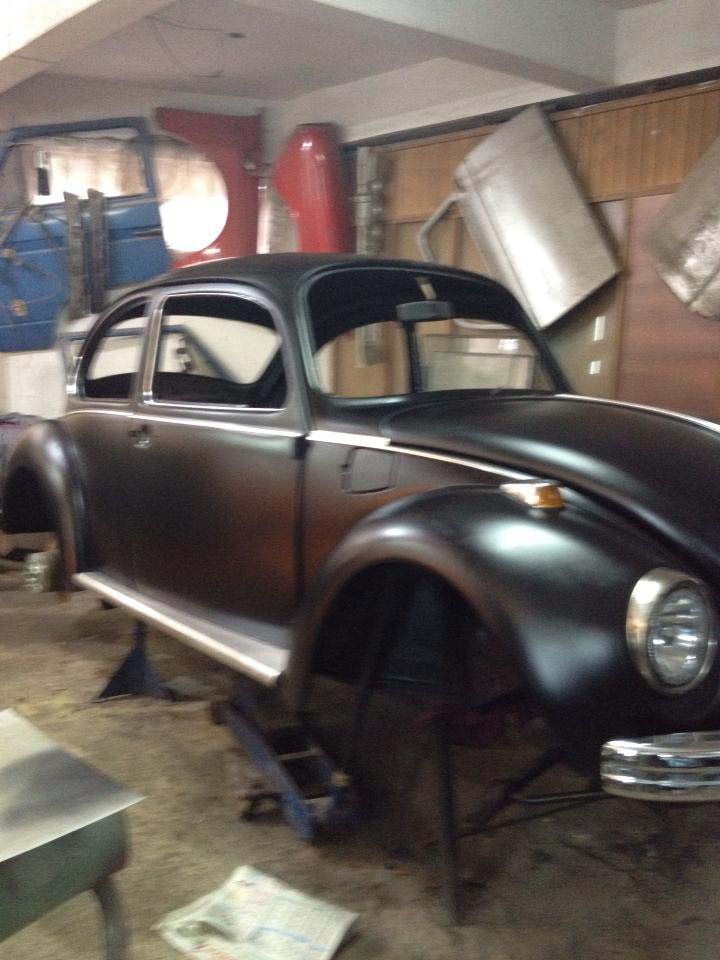 Volkswagen 1303 bug beetle classic mat siyah restorasyon