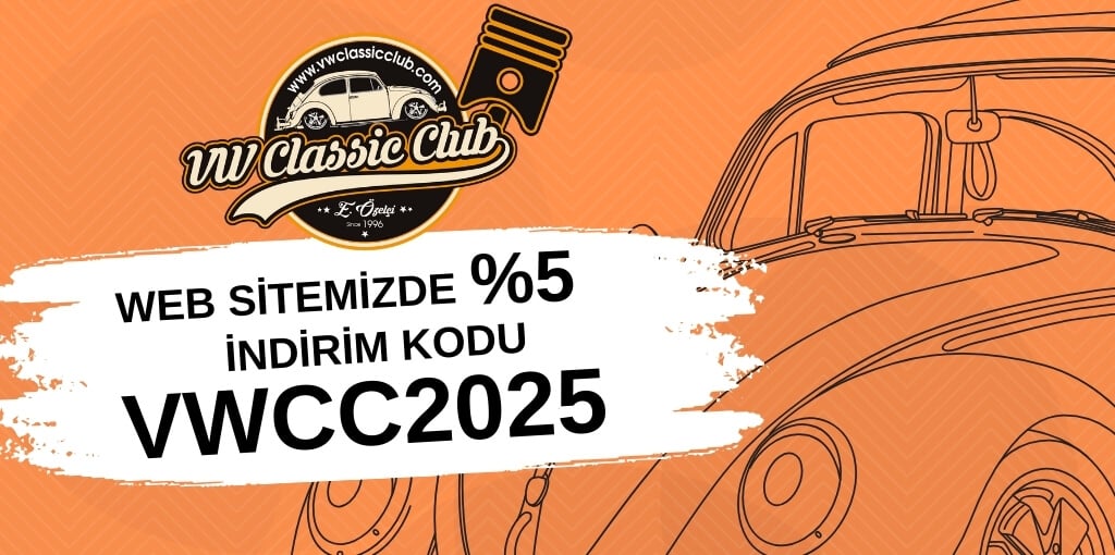 VWCC2025 WEB SİTEMİZEDE GEÇERLİ ÖZEL %5 İNDİRİM KODU