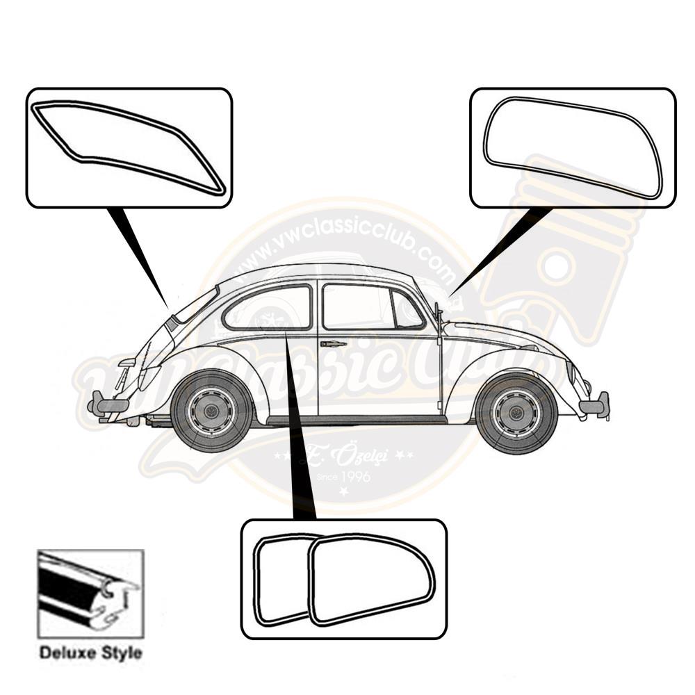1200-1300 Glass Rubber Set