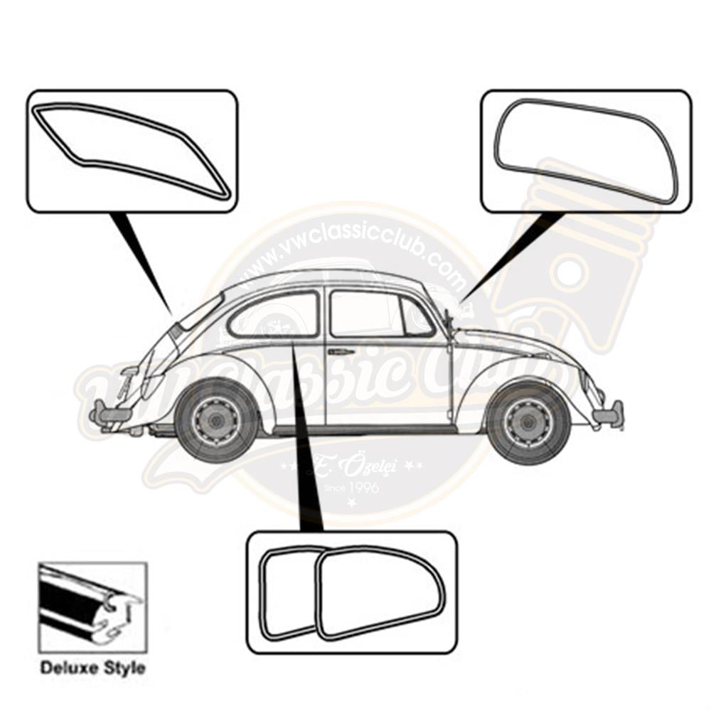 Weatherstrip and Molding Kit (1200-1300)