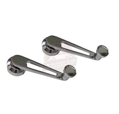 Jopex Window Winder Handle Chrome - Pair