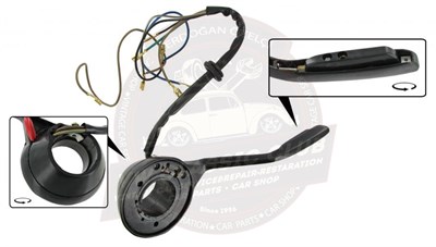 Paruzzi Sinyal Kolu Kablolu Siyah