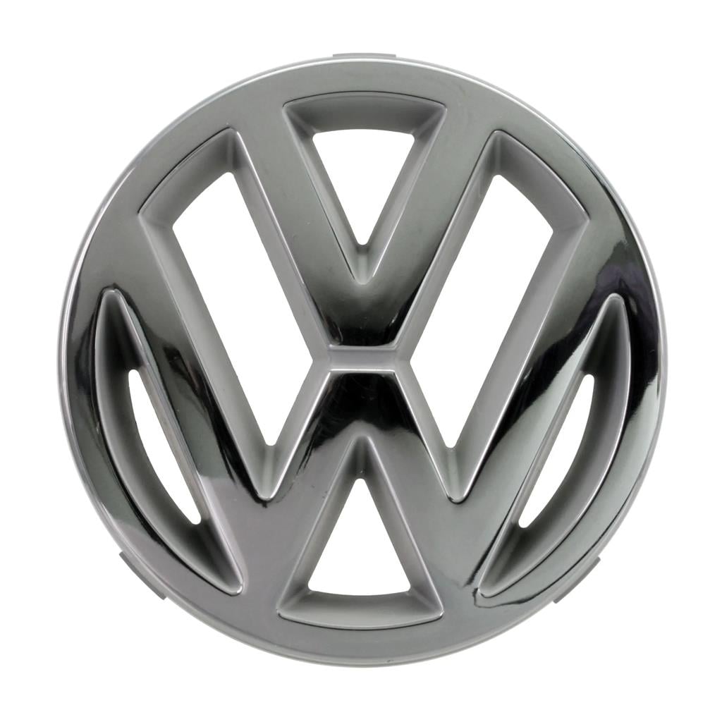 VW Chrome Front Grille Emblem 125mm T3 251853601 | Volkswagen Beetle Spare Parts