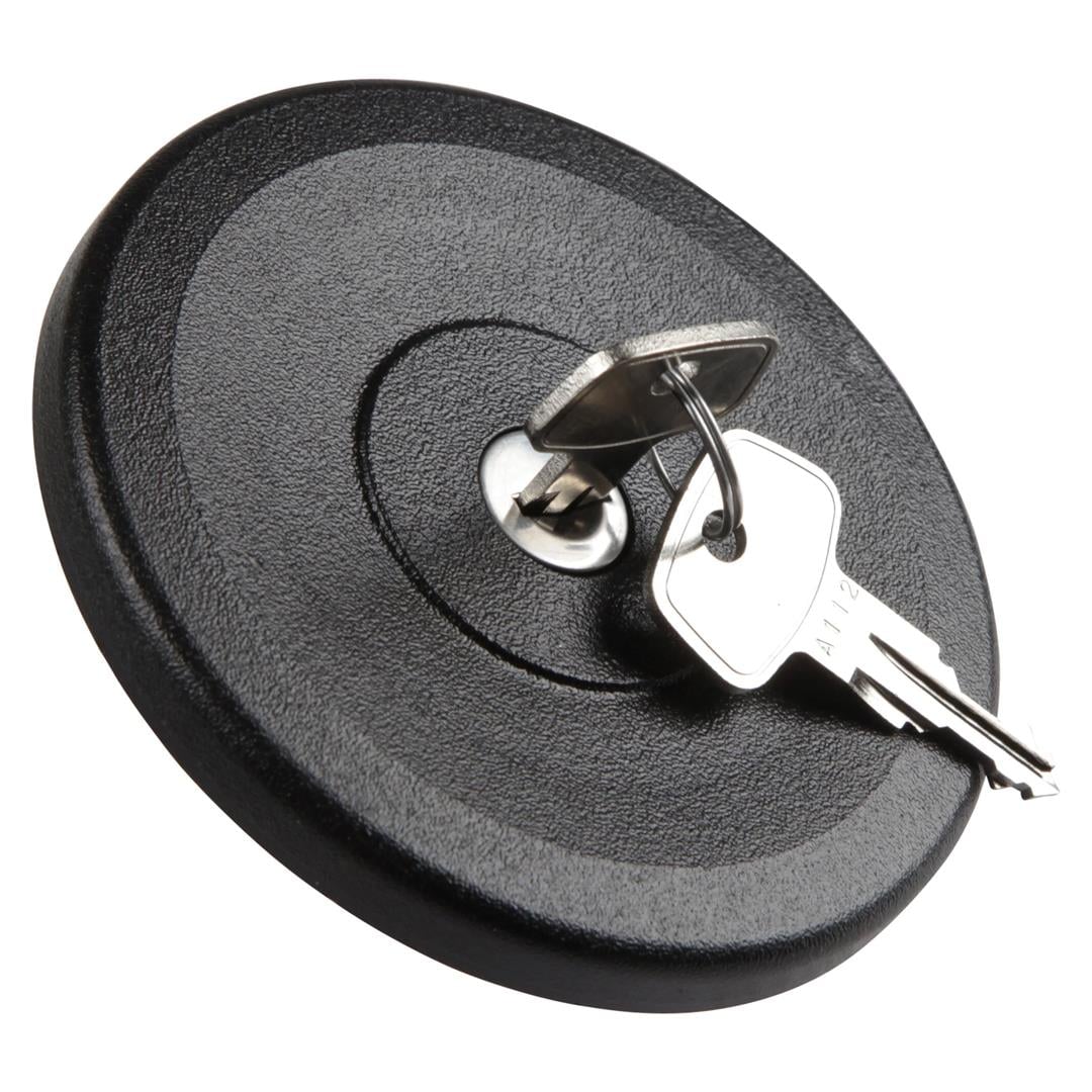 Fuel Tank Cap Lockable Black Plastic With Key 1115650707, 251201551C