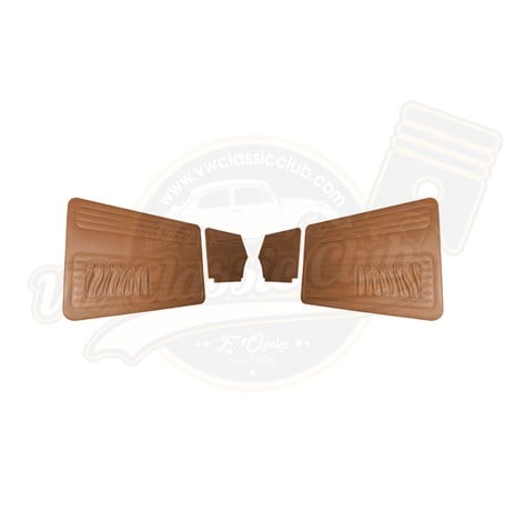 Cabrio Door Panel Set Double Pocket Tobacco-Coloured (1300-1302-1303)