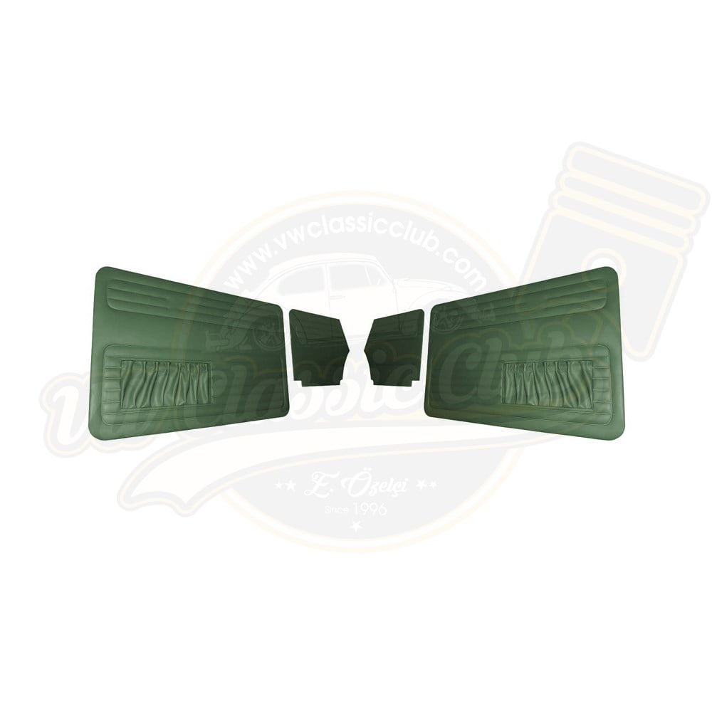 Cabrio Kapı Döşemesi Çift Cepli Takım Yeşil (1300-1302-1303)