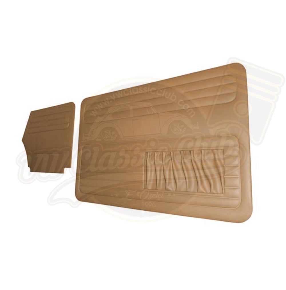 Cabrio Door Panel Set Tobacco-Coloured (1300-1302-1303)