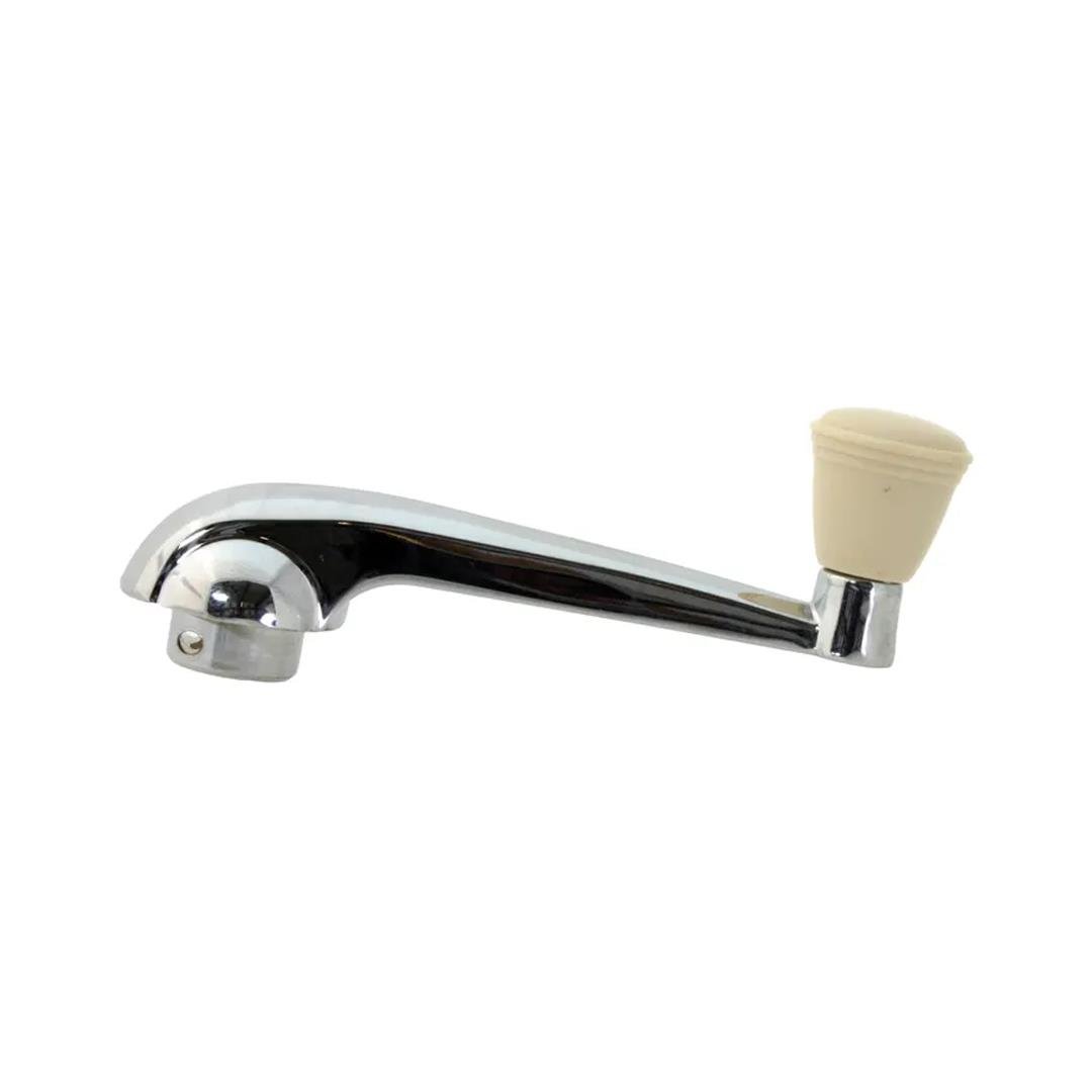 Window Winder Handle Chrome Beige Knob (1100-1200)