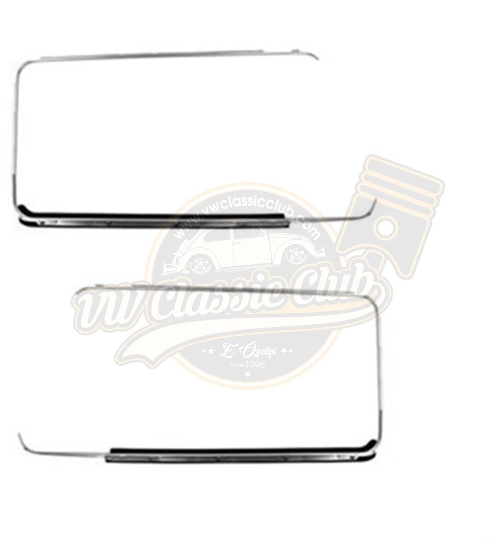 Window Trim Nickel Set (Right-Left) (1965-1979)