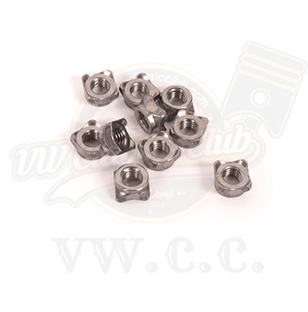 Çamurluk Karşılığı Podya Somunları 8 mm. Kare Tip (Takım) (1100-1200-1300-1302-1303-T1-T2)