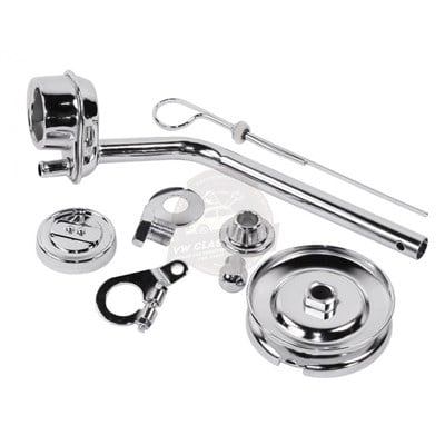 Empi Chrome Deluxe Half Engine Set