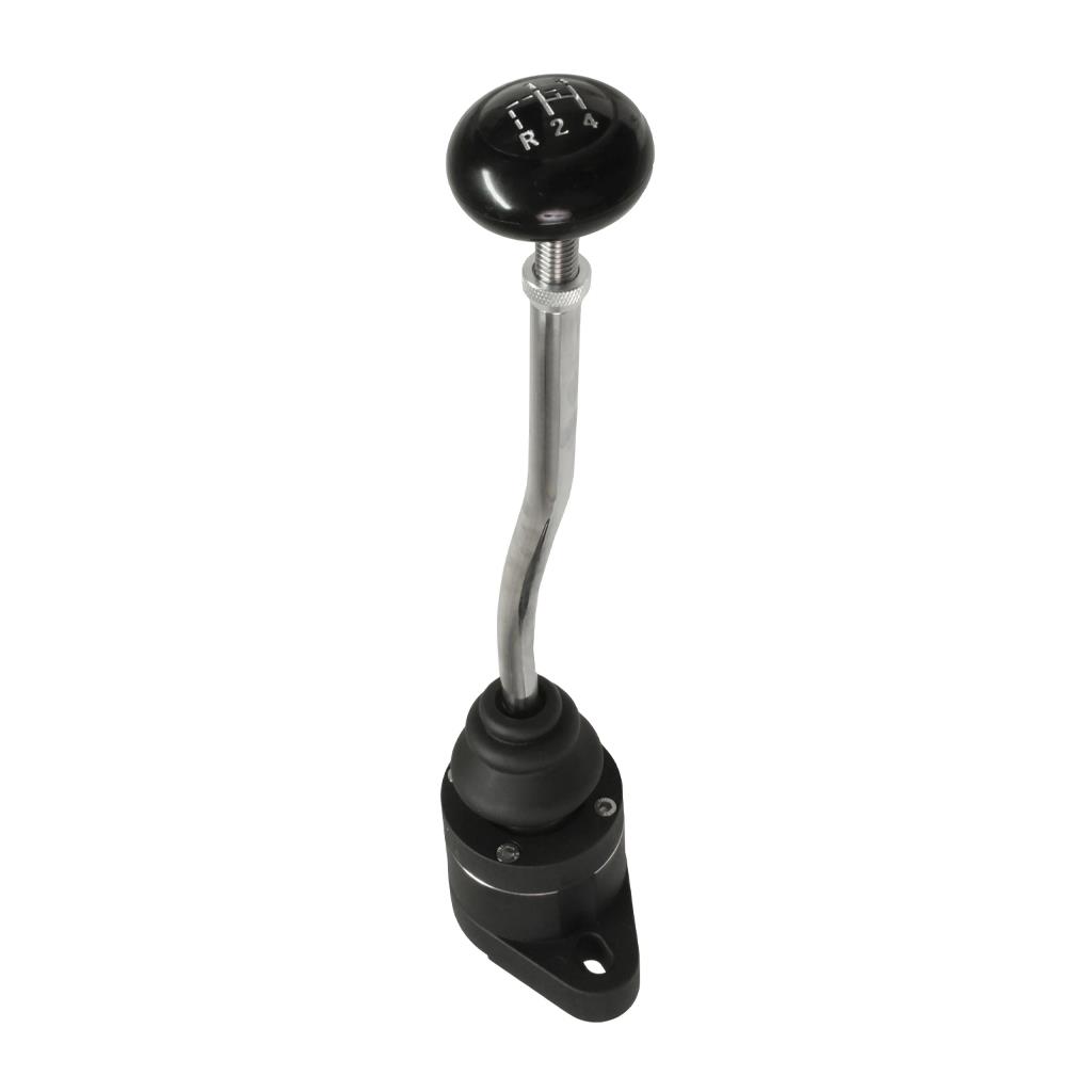 VW Gene Berg Gear Shifter Black Handle RHD Curved Arm T1 Beetle 1949-67