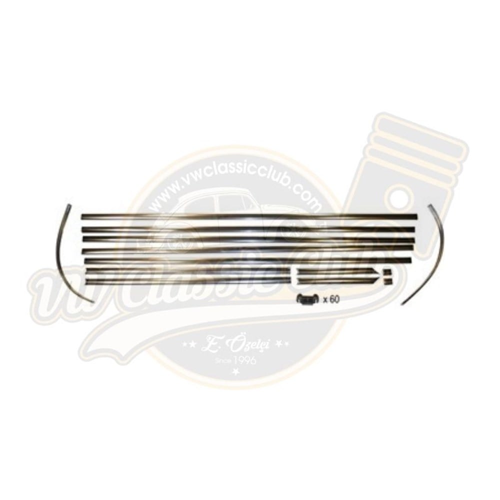 Engine Lid Hinge Pair - Chrome