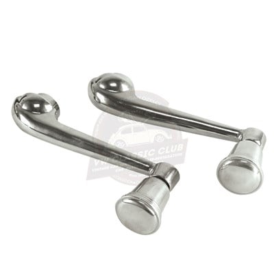 Window Winder Handle Chrome - Pair