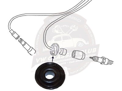 Vwclassicclub Spark Plug Rubber Dust Cover