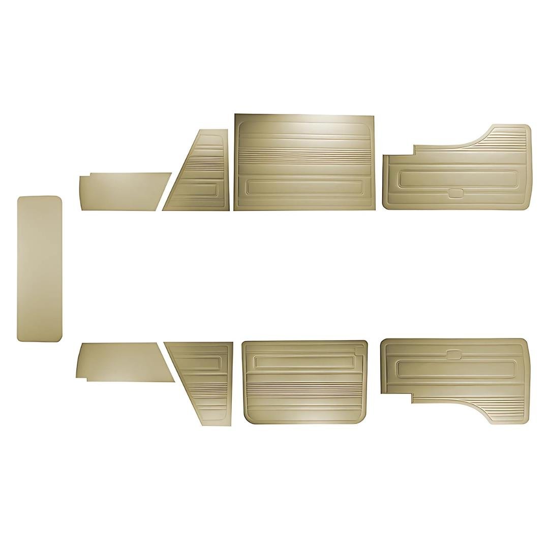 Door Panel Set With 9 Pieces Beige (T3)