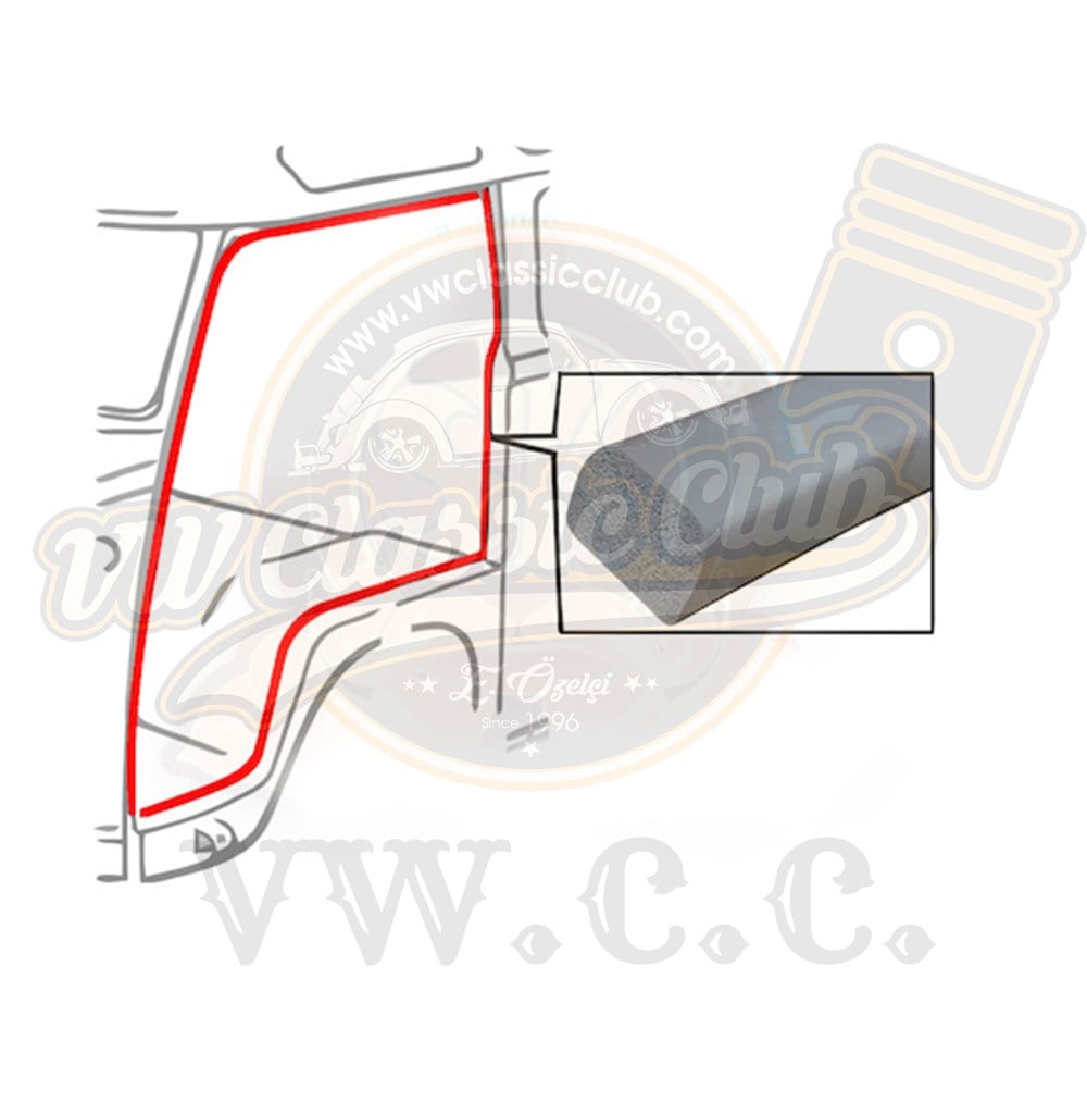 Door Seal Front Right Left (T1)
