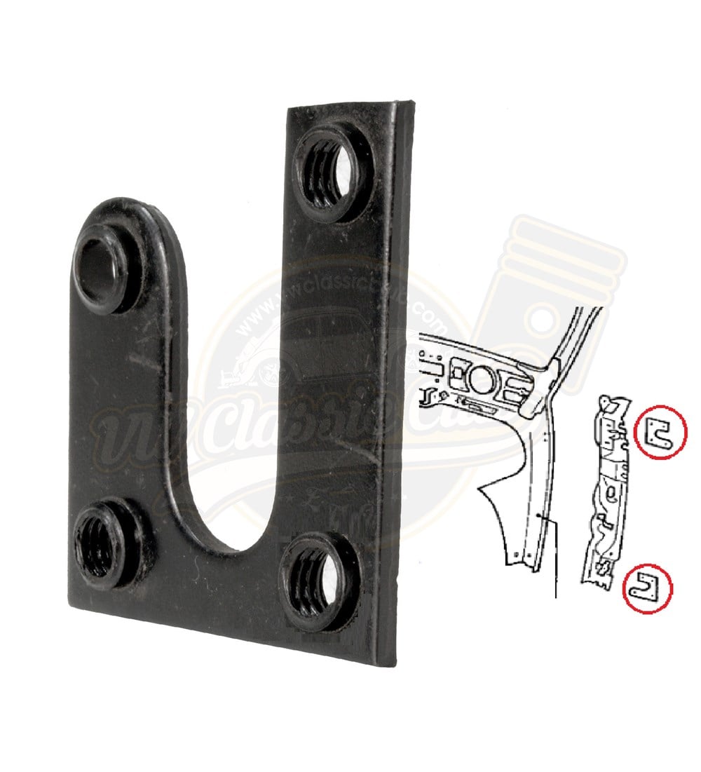 Kapı Menteşe Bağlantı Arka Sacı