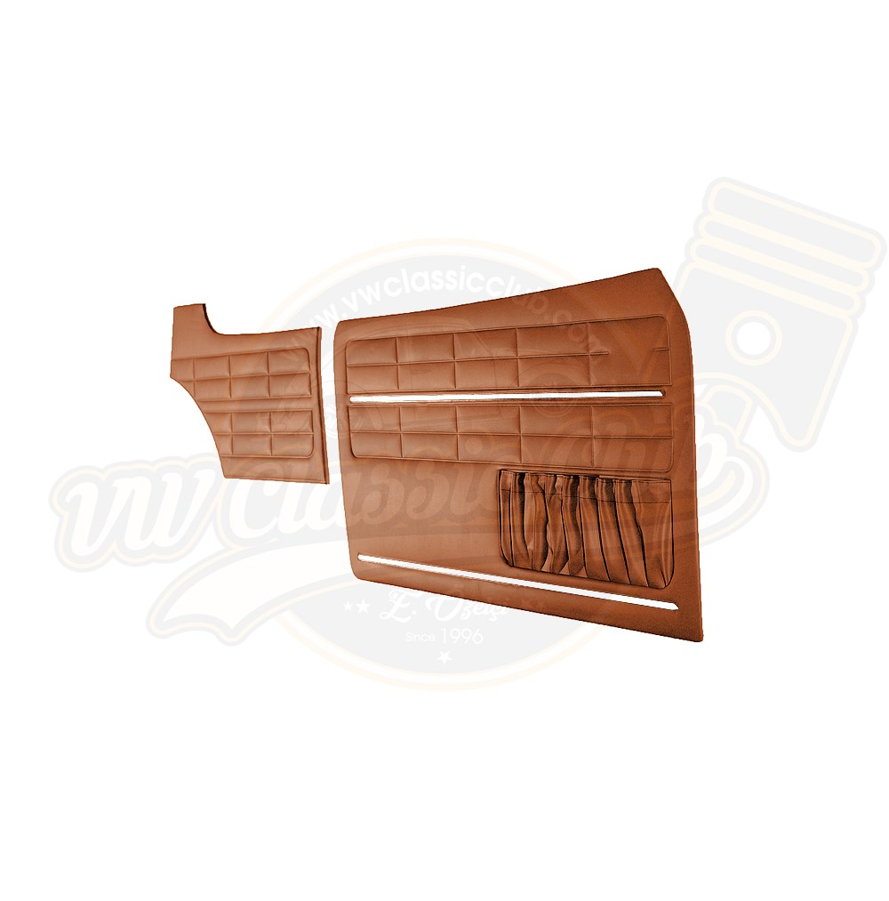 Karmann Ghia Door Panel Set Tobacco-Coloured (1960-1974)