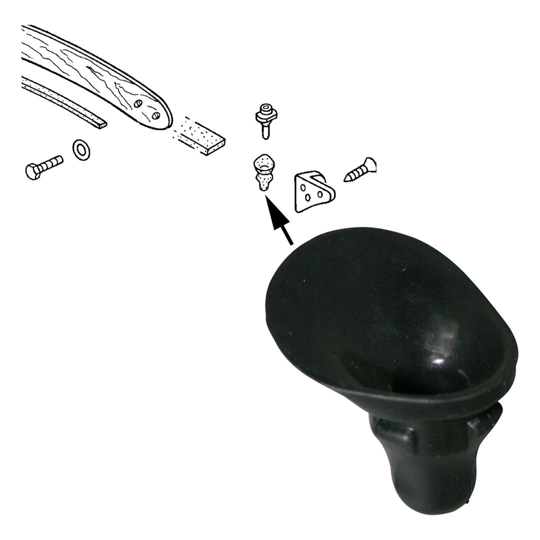 Convertible Top Alignment Pin Sleeve (Set) (1300-1302) 151871373A Plastic bushing for top guidance pin