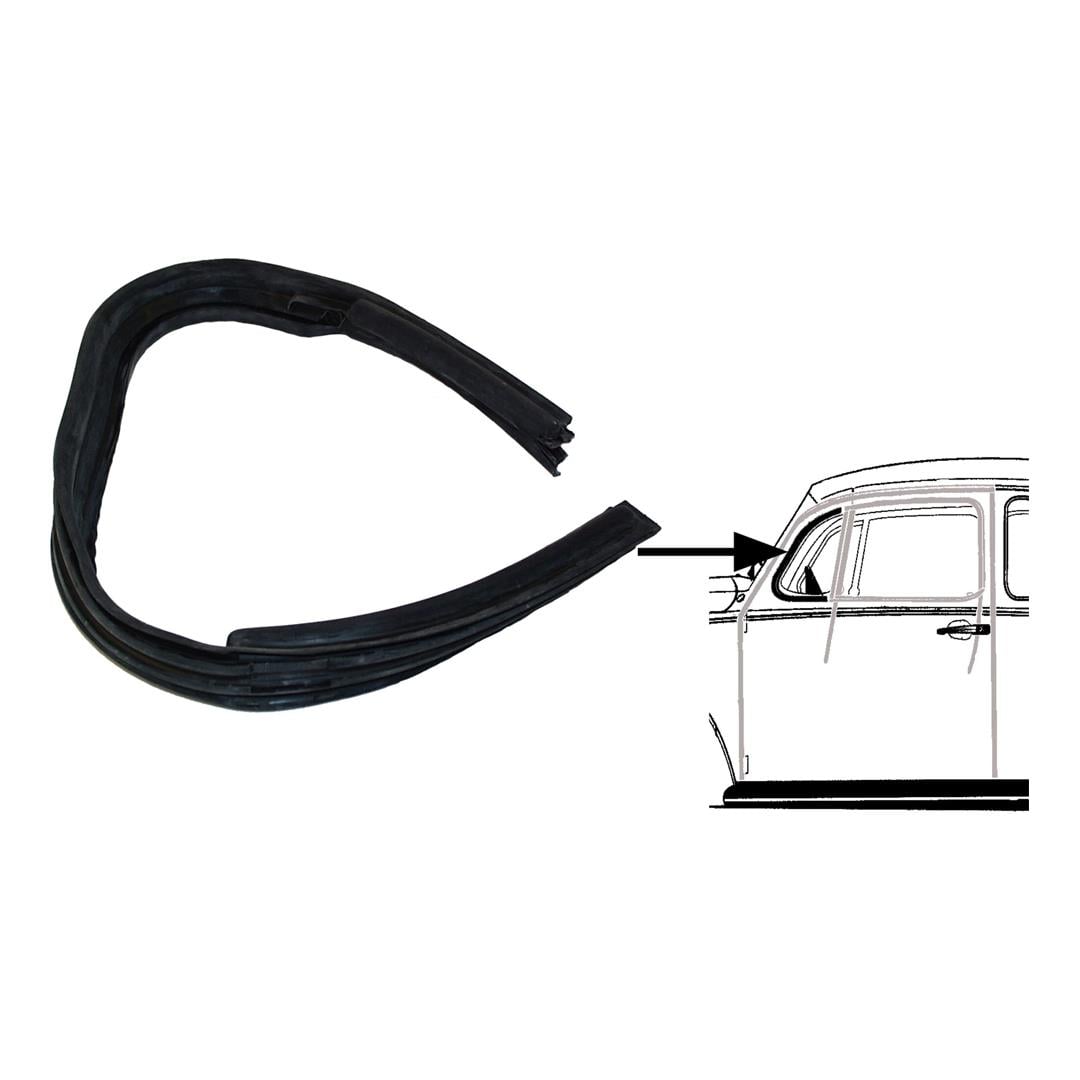 Front Quarter Vent Window Seal Left