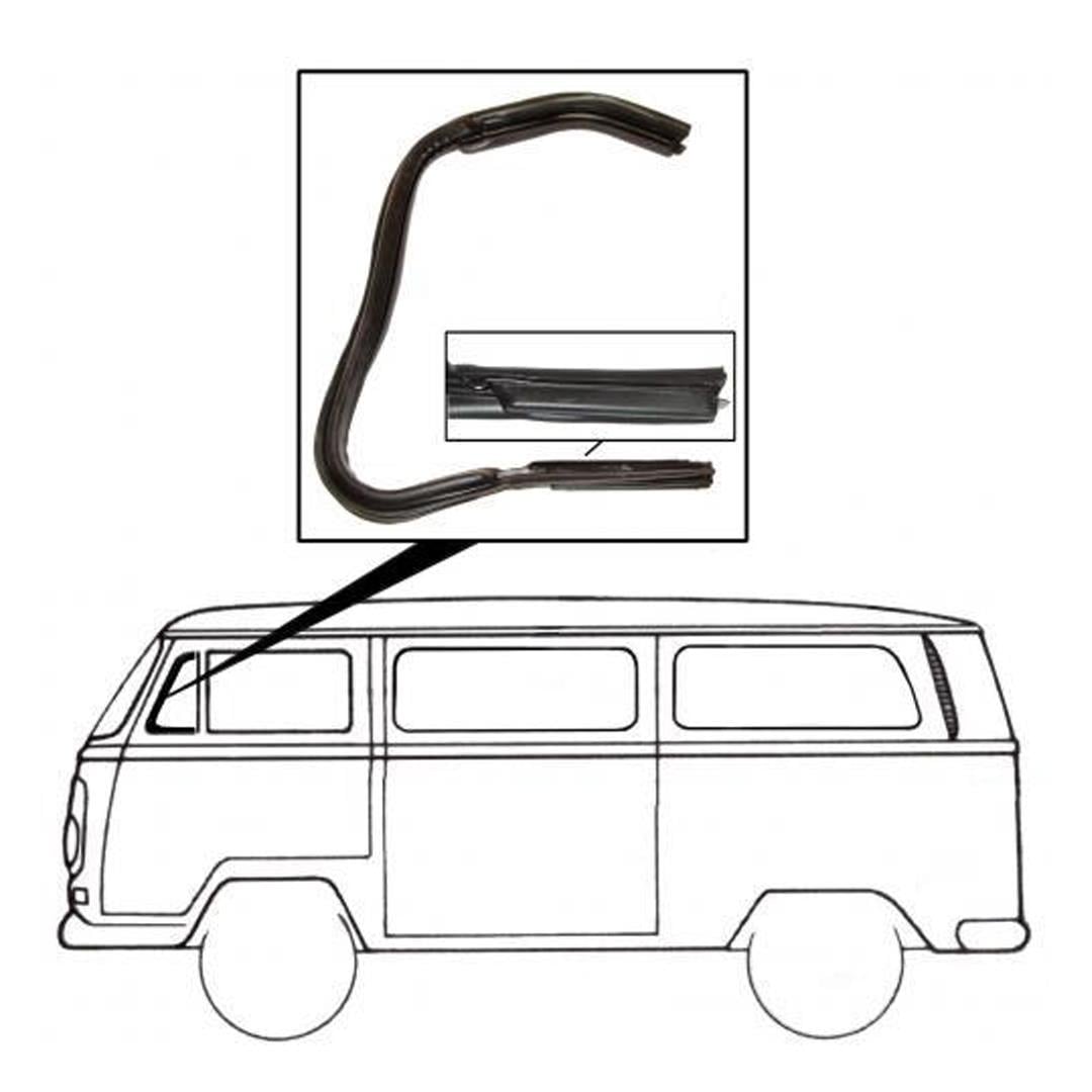Left Quarter Window Seal (T2)
