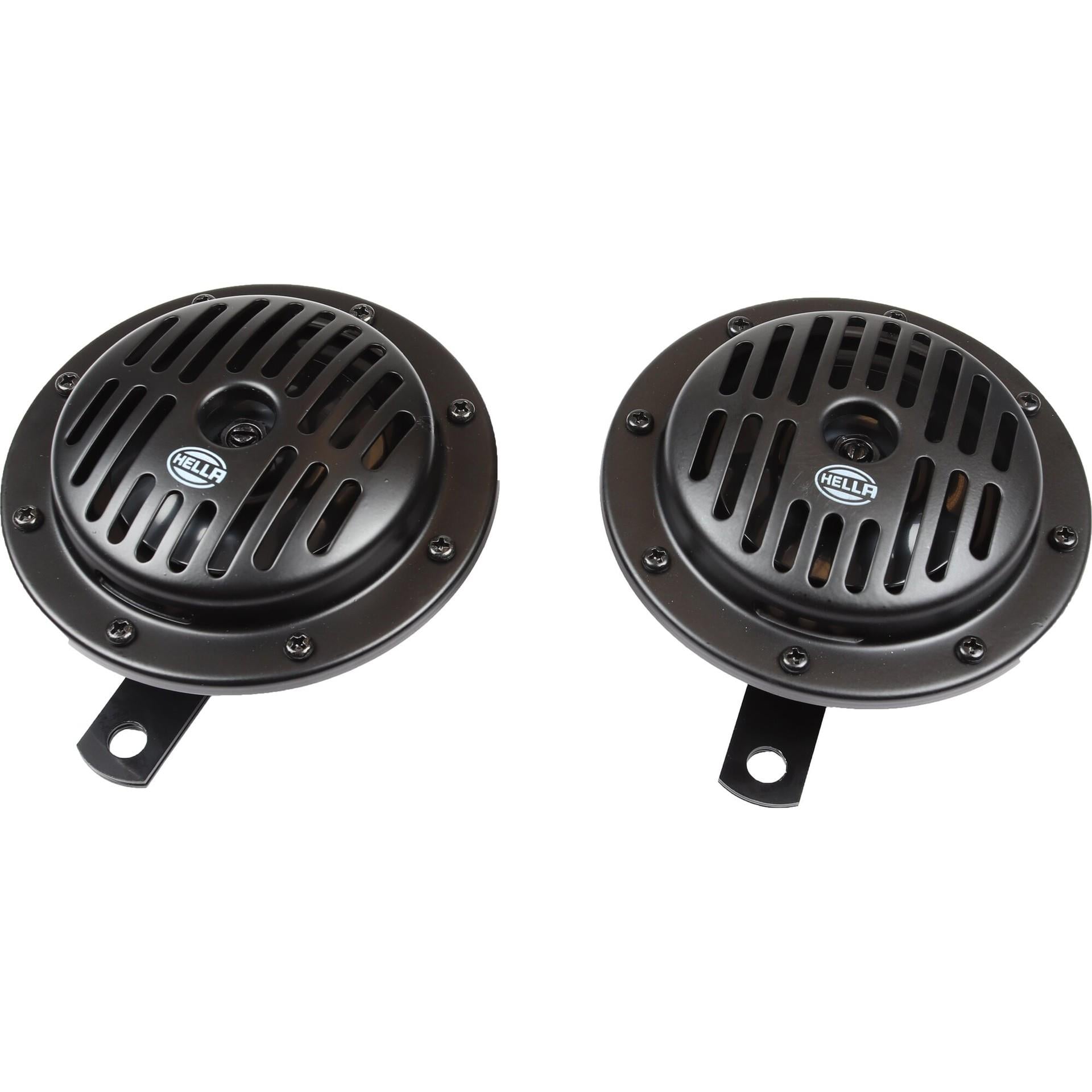 Kit Clacson HELLA Heavy Duty DL50 Da 114dB, Doppio Tono 310/380Hz, 12V, Robusto E Resistente Per Auto E Camion