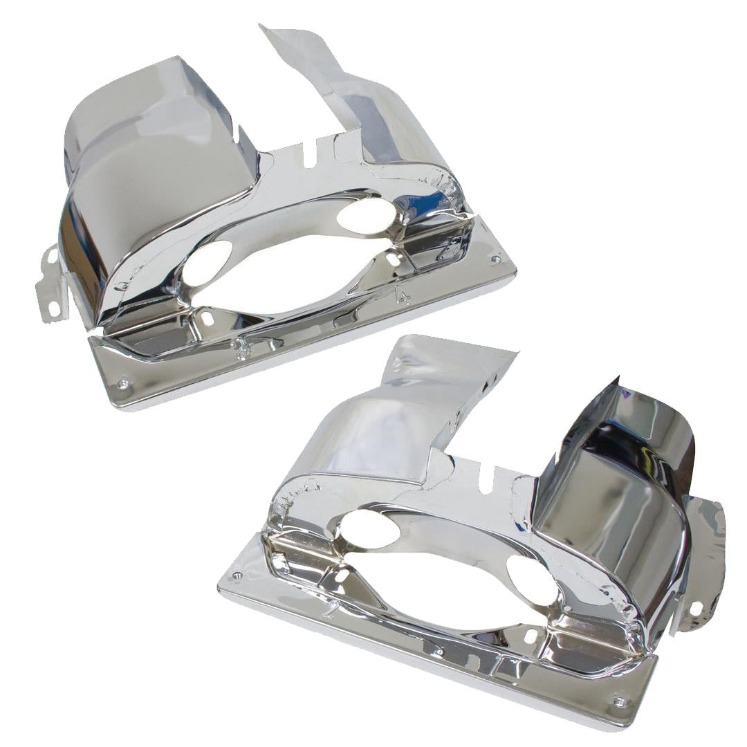 Cylinder Head Cover Nickel (Dual Manifold) - Pair